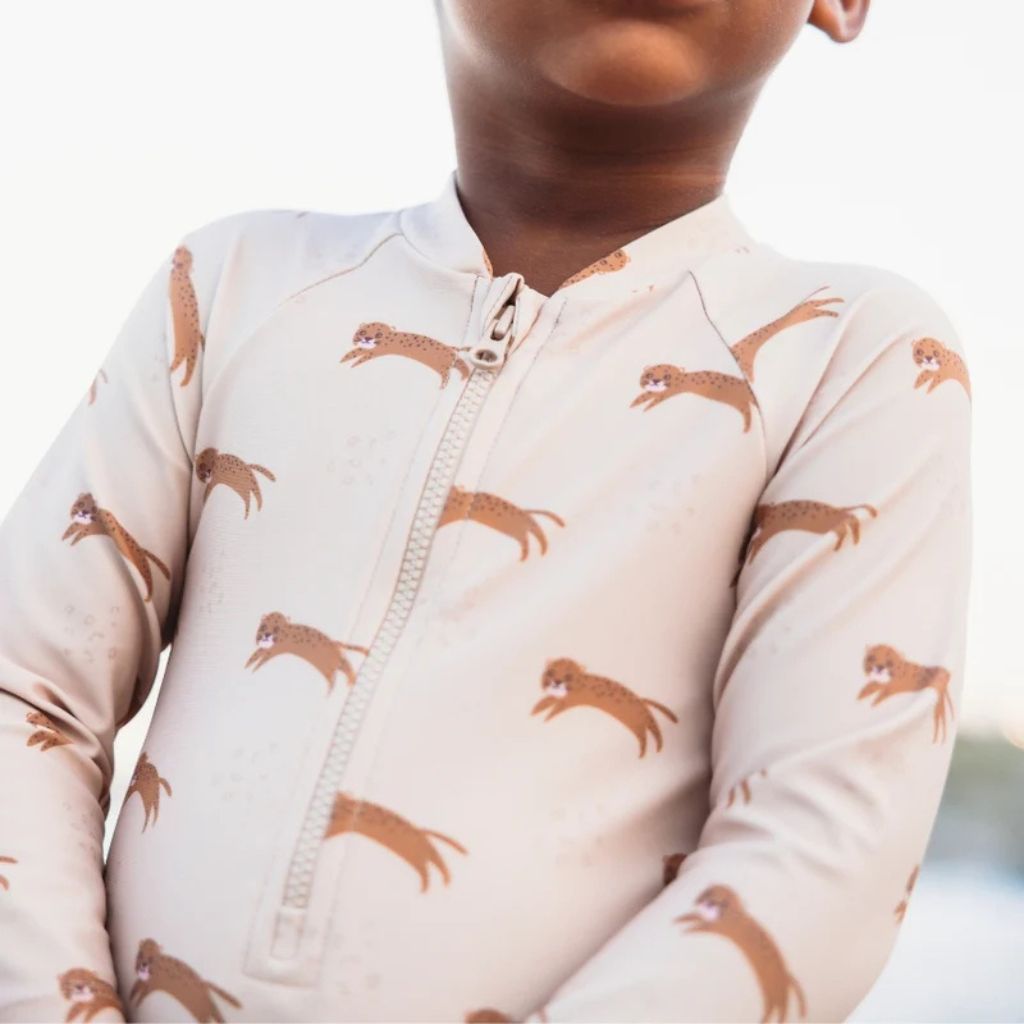 SwimEssentials UV-Zwempak Roamer Bruin Jongens