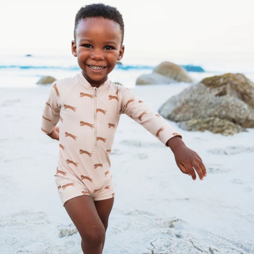 SwimEssentials UV-Zwempak Roamer Bruin Jongens