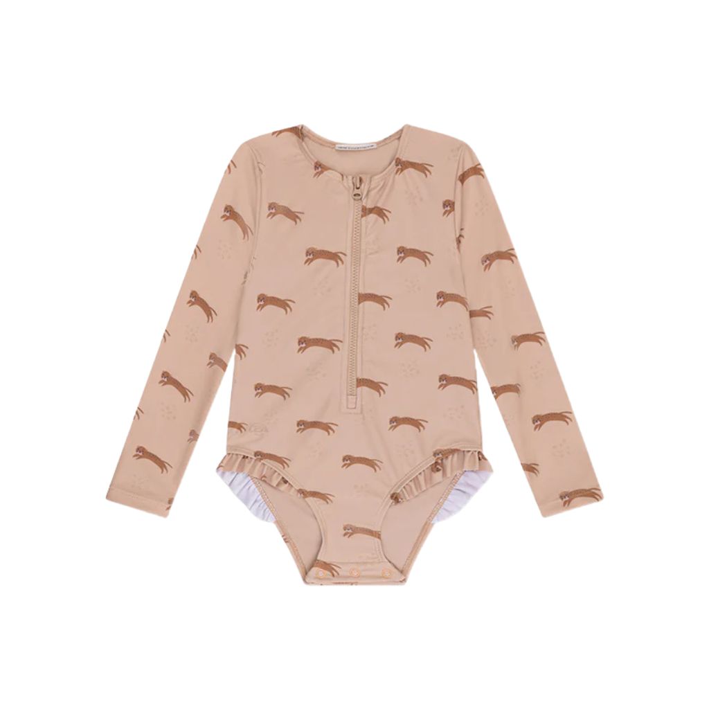 SwimEssentials UV-Zwemshirt Roamer Bruin Meisjes