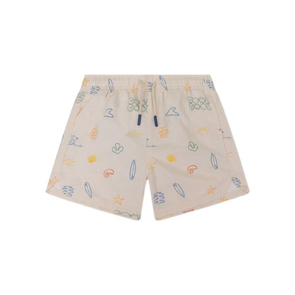 SwimEssentials Short de bain Surfer Blanc