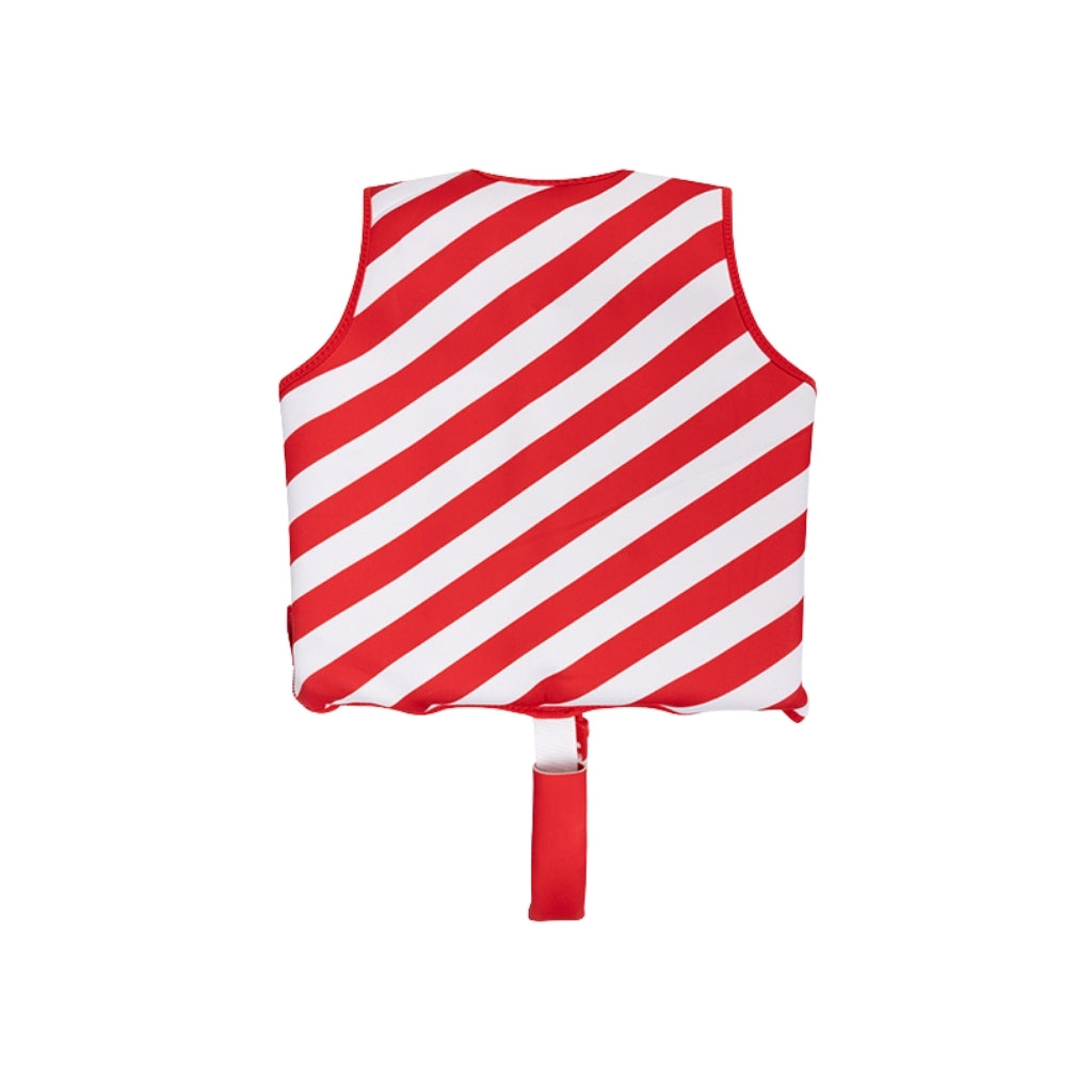 SwimEssentials Zwemvest Crabby Rood Wit