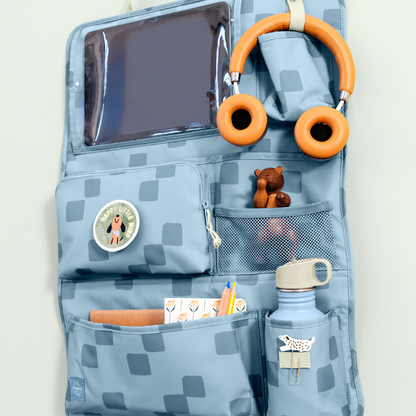 Lässig Sac de rangement Car Wrap-to-go Pattern Party bleu
