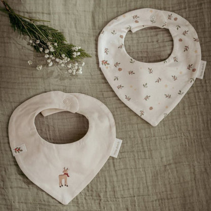Little Dutch Bavoir bandana Little Christmas - 2 pièces