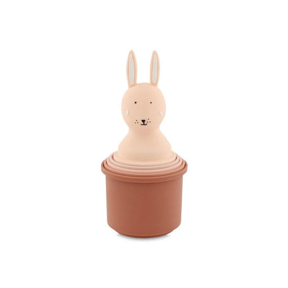 Trixie Badspeelgoed Stapelbare bekers Mrs. Rabbit - 5 stuks