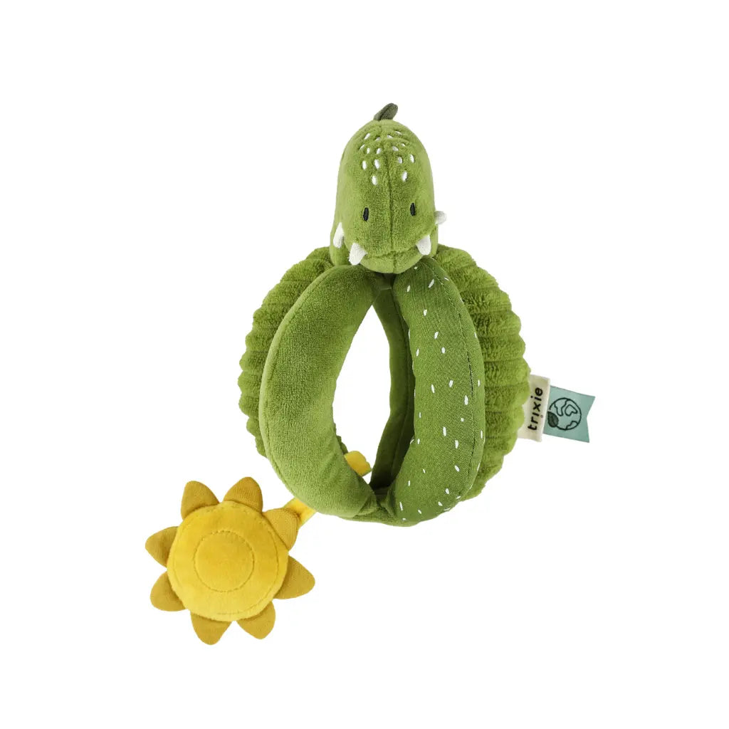 Trixie Baby Grijpbal Mr. Dino groen