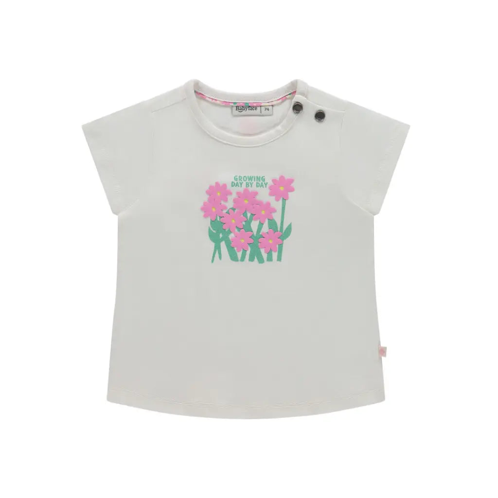 Babyface t-shirt korte mouw m 80 ivory Girls