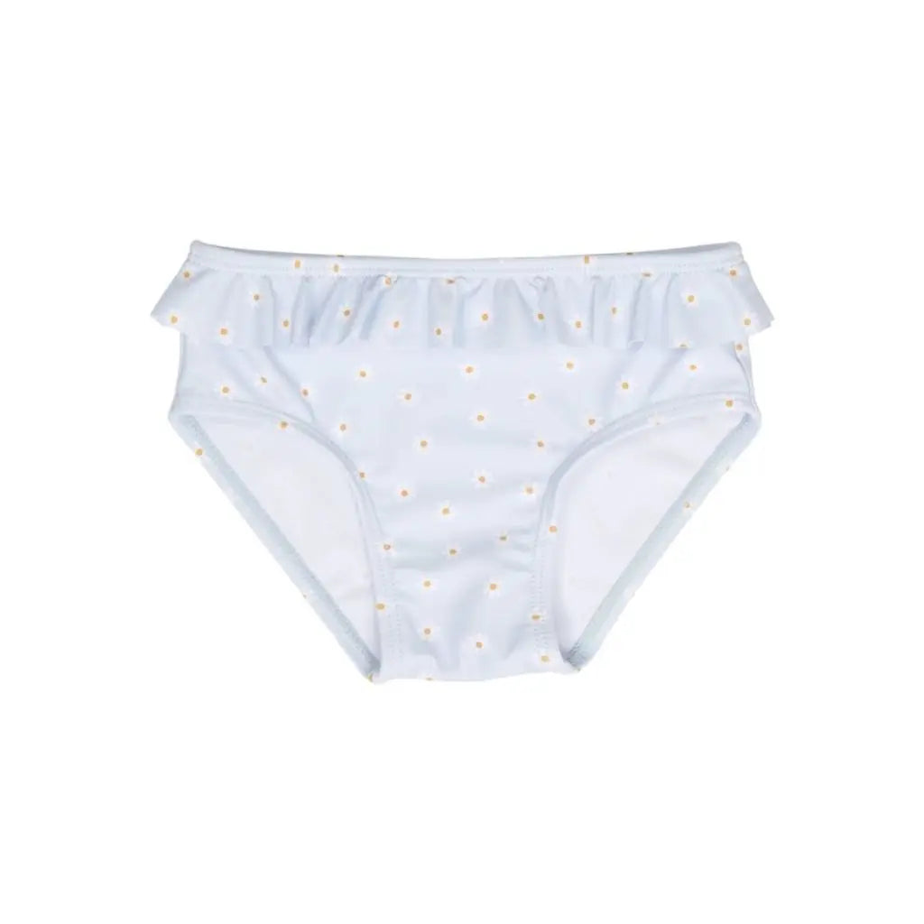Little Dutch zwembroekje ruches Daisies Blue,62/68 ,blauw,Girls