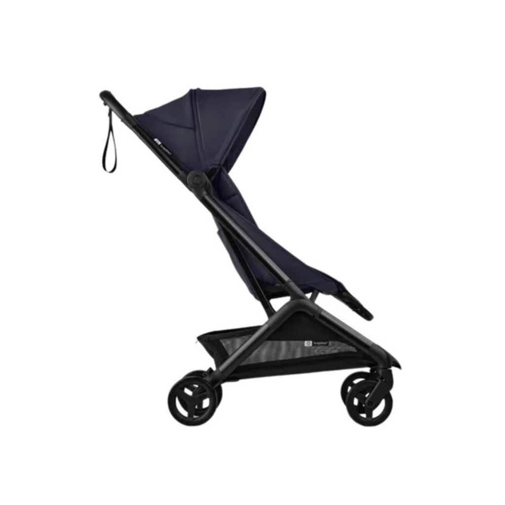 Bugaboo VKS Butterfly 2 complete BLACK/DEEP INDIGO + bumper bar + regenhoes