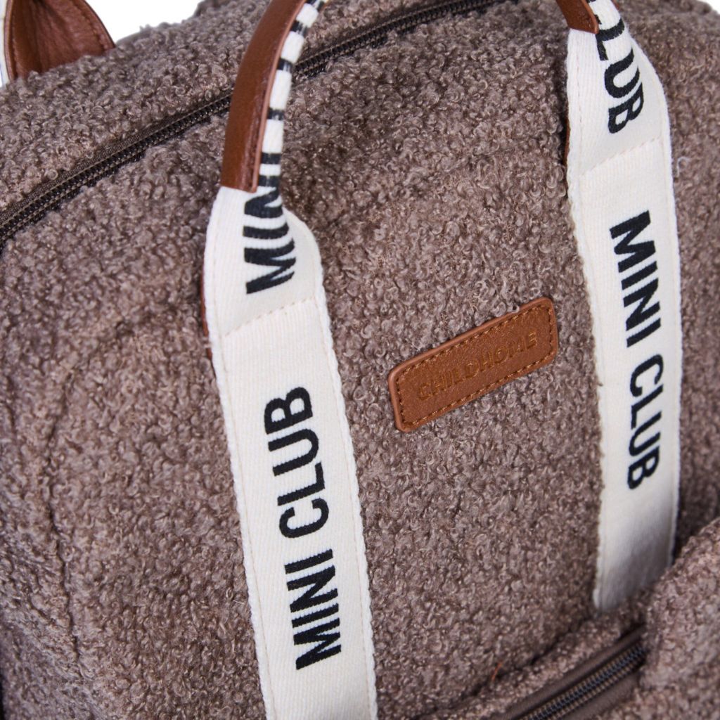 Childhome Sac à dos Mini Club Teddy Brun