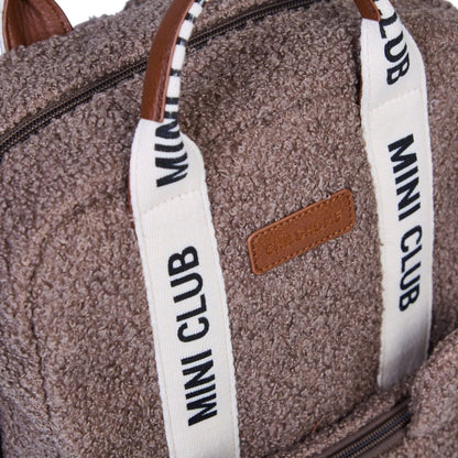 Childhome Sac à dos Mini Club Teddy Brun