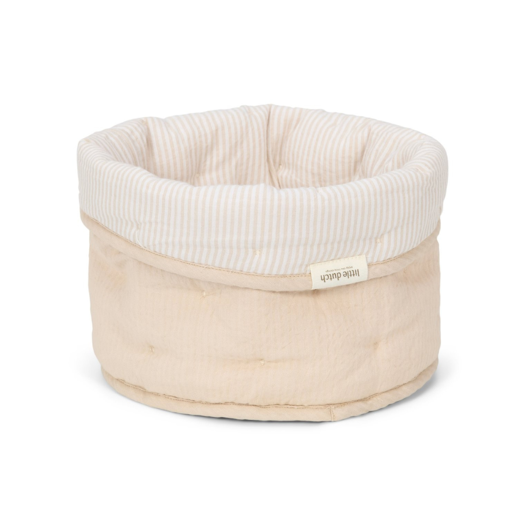 Little Dutch Opbergmand klein Pure Soft beige