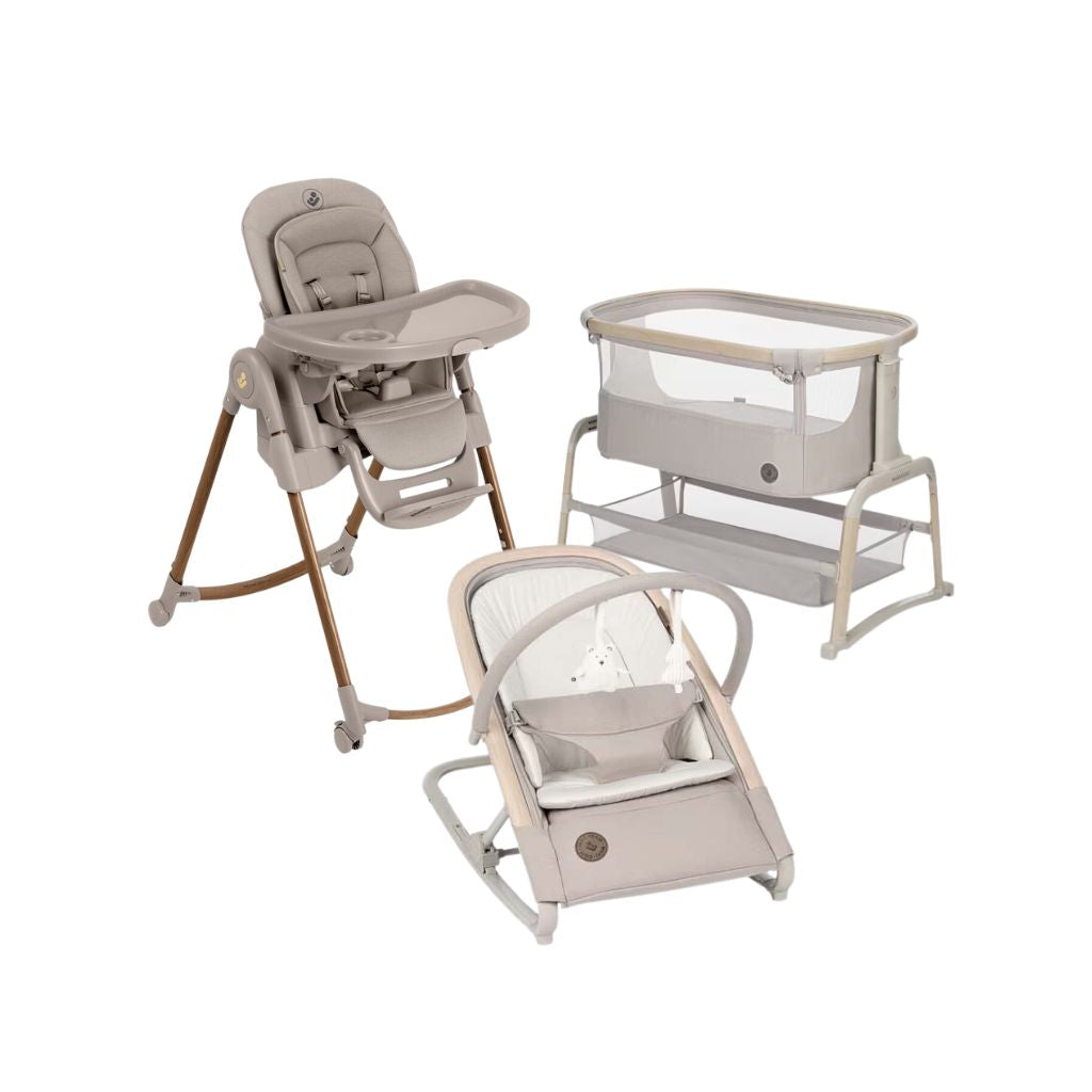 Maxi-Cosi Eetstoel + Co-sleeper + Relax beige