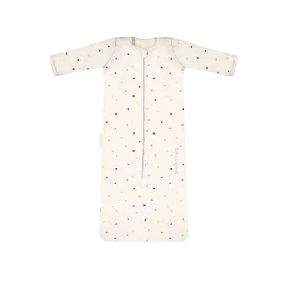 Puckababy Slaapzak 4 seizoenen Hearts confetti 6 maanden tot 2,5 jaar