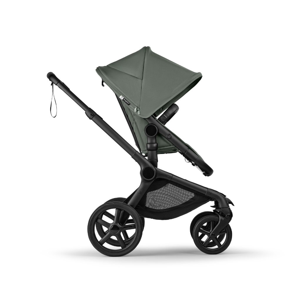 Bugaboo Poussette Fox 5 Renew avec nacelle Black / Forest Green