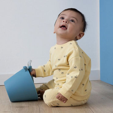 Feetje Sweater AOP Pool Time m 68 Lemon Jongens