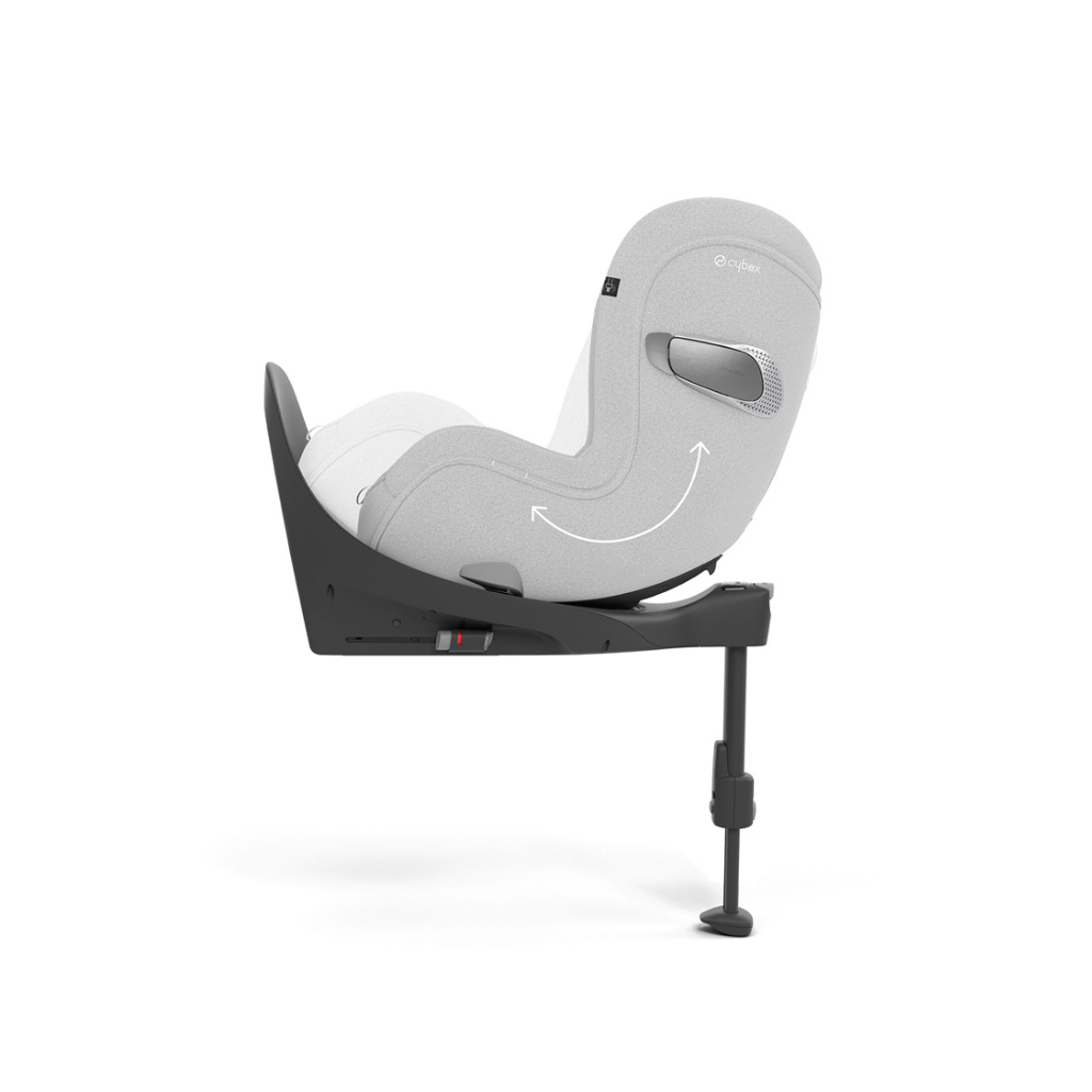 Cybex INFO autostoel GR0+ Sirona T i-Size Tissu Plus - Platinum White