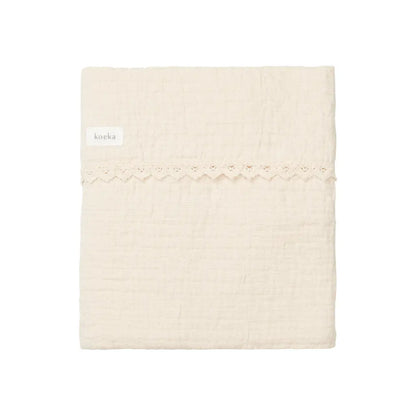 Koeka Deken voor bed lace Elba 100 x 150 cm
