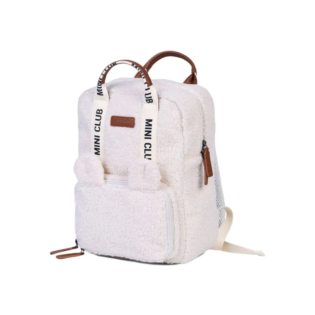 Childhome Sac à dos Mini Club Teddy Ecru