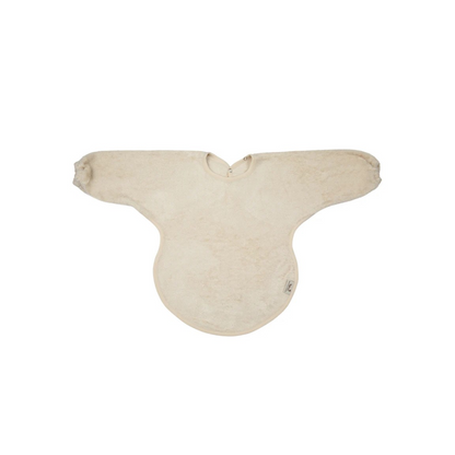 Timboo Slabbetje met mouwen Frosted Almond
