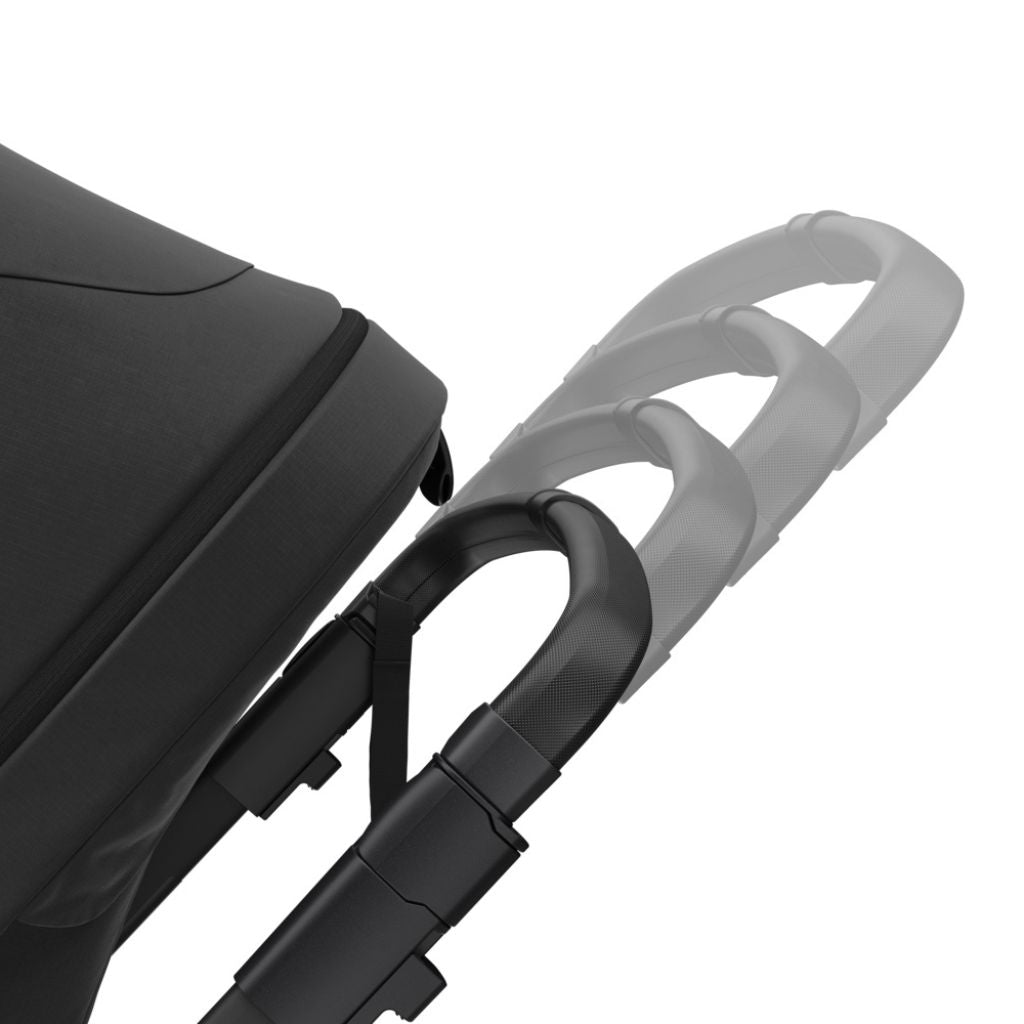 Thule 2-in-1 Kinderwagen Sleek2 Black + Draagmand Black + Gratis Zwarte Voetenzak