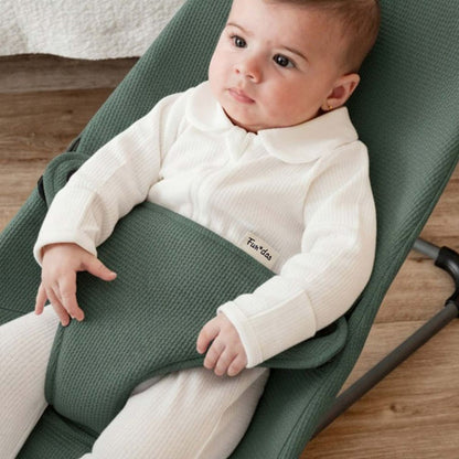 Fun*das bcn Housse pour relax Baby Björn Ours Mini Waffle Green
