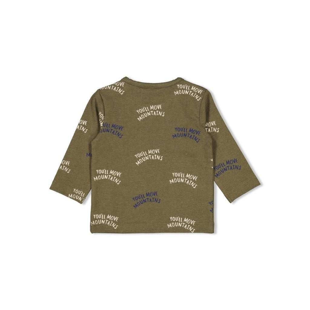 Feetje T-shirt lange mouwen Mountain Army Melange