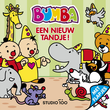 Bumba Livre en carton avec volets - Une nouvelle dent Bumba NL