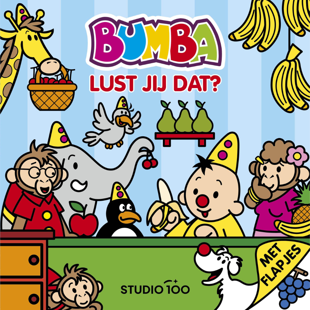 Bumba Livre en carton avec volets - Tu aimes ça? Bumba NL