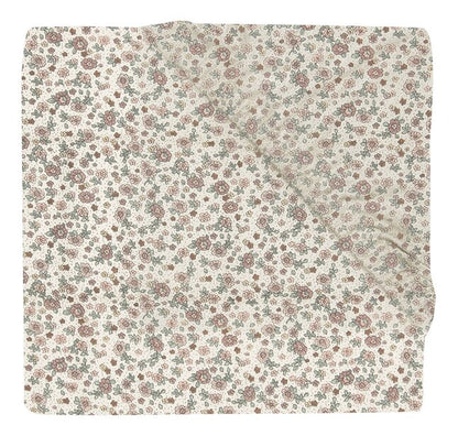 Jollein Drap-housse pour lit Retro Flowers Lg 60 x L 120 cm