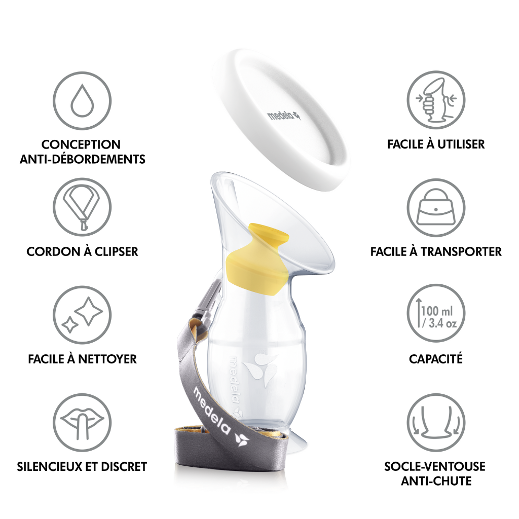 Medela Recueil-lait Silicone 100 ml