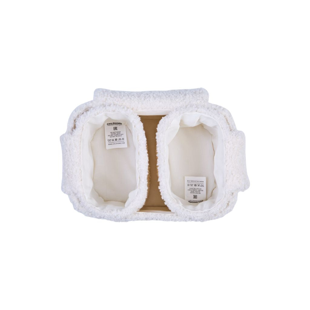 Childhome Panier de rangement Teddy Off White - 3 pièces