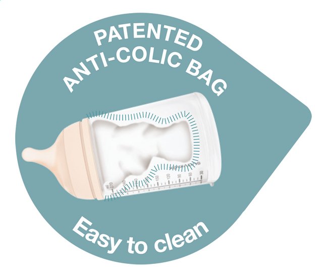 Suavinex Zuigfles Zerø.Zerø Variabele flow 180 ml