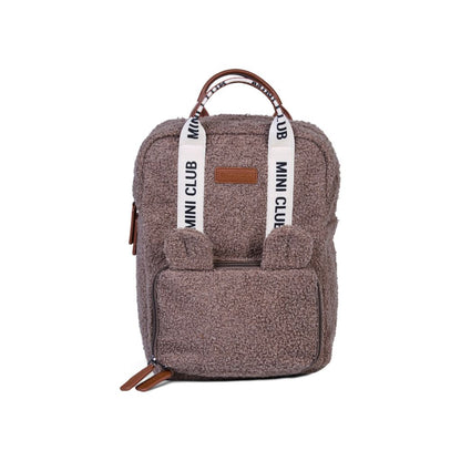Childhome Sac à dos Mini Club Teddy Brun