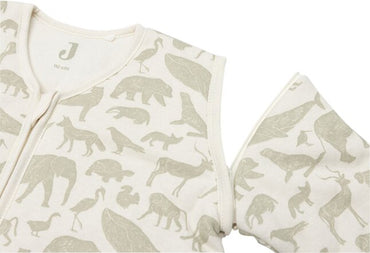 Jollein Sac de couchage d'hiver Animals Olive Green 110 cm 