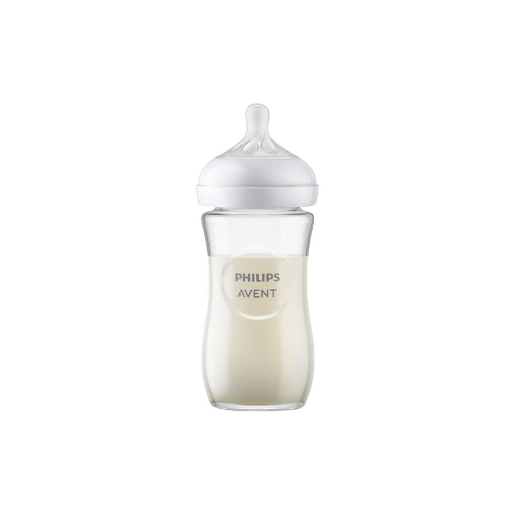 Philips AVENT Biberon en verre Natural Response transparent 240 ml - 3 pièces