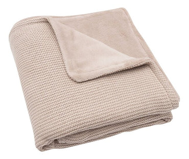 Jollein Couverture pour berceau ou parc Basic Knit fleece Wildrose 