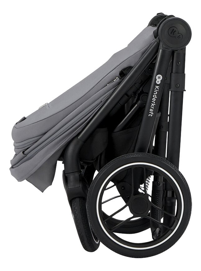 Kinderkraft Poussette 3 en 1 Nea Platinum Grey