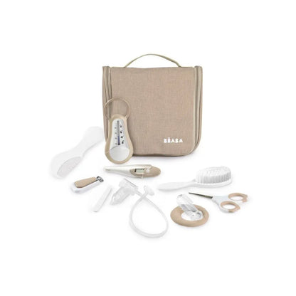 Béaba Toilettas met 10 accessoires - Clay earth