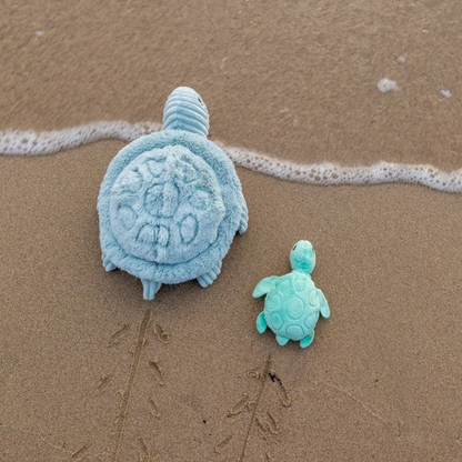 Les Déglingos Peluche Sauvenou tortue Maman et Bébé Menthe Ptipotos