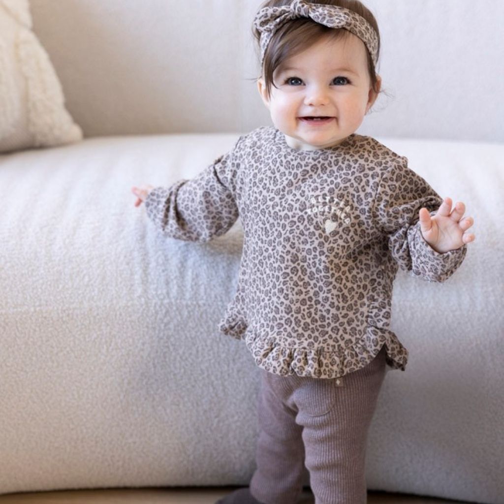 Feetje Sweater Better Together Taupe melange