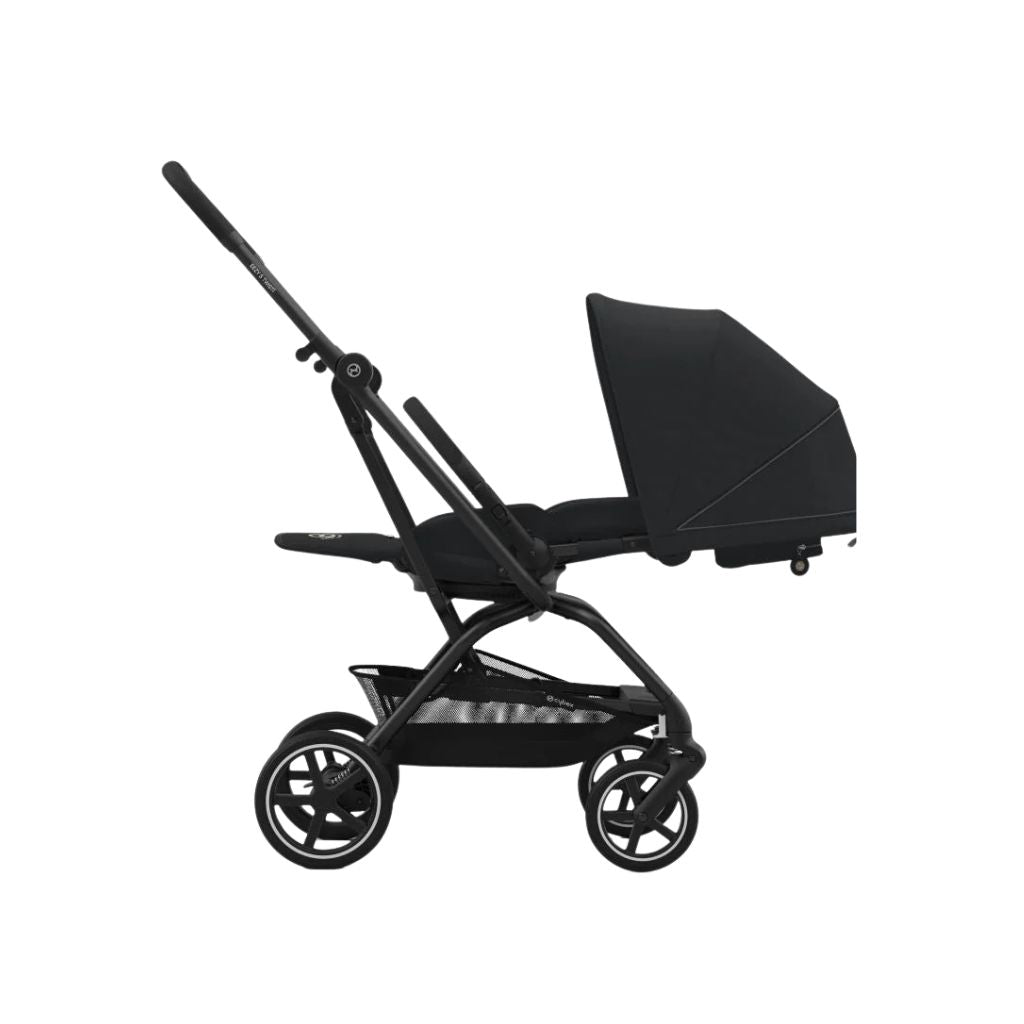 Cybex INFO: Kinderwagen EEZY S TWIST 2 Black Frame, Magic Black