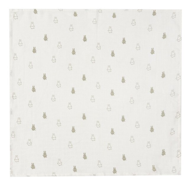 Jollein Essuie tetra Miffy Olive Green - 3 pièces