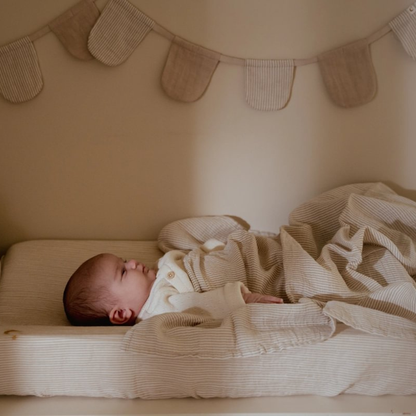 Little Dutch Swaddle doek hydrofiel Pure Soft Beige 120 cm