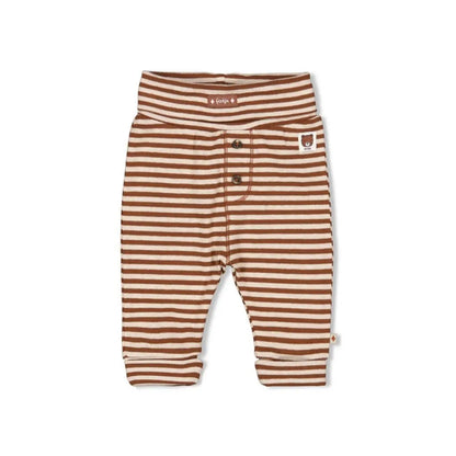 Feetje Broek streep - Wild World Brown Jongen