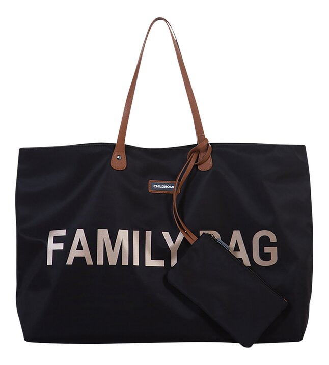 Childhome Sac à langer Family Bag noir/or