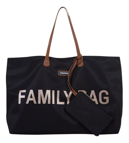 Childhome Sac à langer Family Bag noir/or