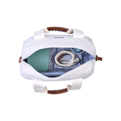 Childhome Verzorgingstas Mommy Club Signature Teddy Ecru