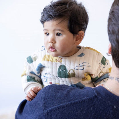 Feetje Sweater Mountain Sand met motief