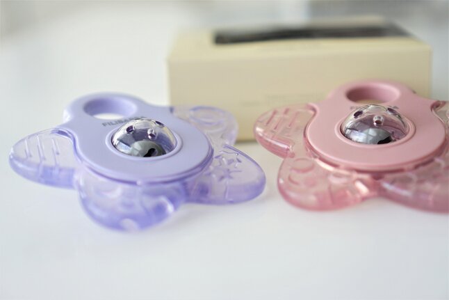 Filibabba Anneau de dentition Rafraîchissant rose - 2 pièces