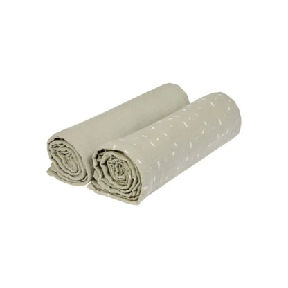 Dreambee Drap pour lit Essentials duo vert - 2 pièces